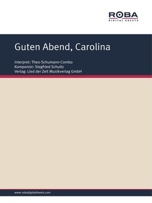 cover image of Guten Abend, Carolina